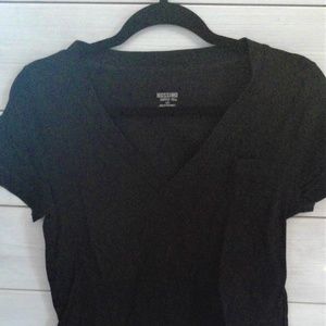 Mossimo Brand Black VNeck Tee